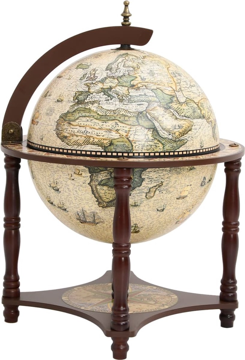 vidaXL - Globebar - massief - eucalyptushout - bruin
