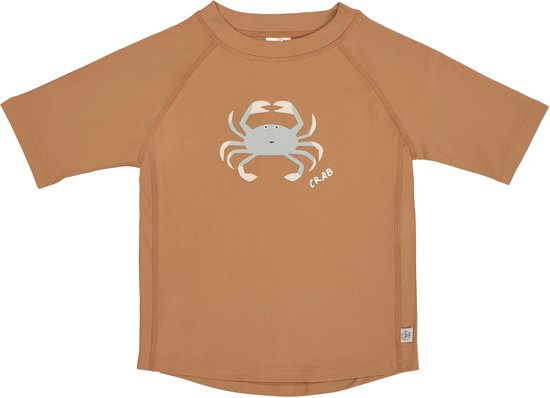 Lässig Zwemshirt Rashguard Korte Mouw Splash & Fun Crabs caramel, 13-18 mnd. Maat 86