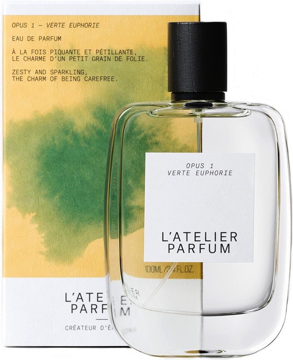 L' Atelier Parfum - Unisex - Opus 1 Verte Euphorie - Citrus - Edp 50 ml - Vegan
