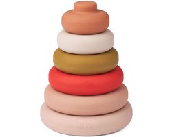 Liewood - Siliconen Stapeltoren Dag - Stapeltorens - Tuscany Rose Multi Mix