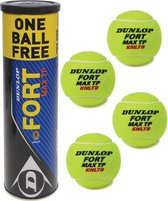 Dunlop Fort Max Tp 3+1 Tennisballen 601382 - Kleur Geel - Maat 1SIZE