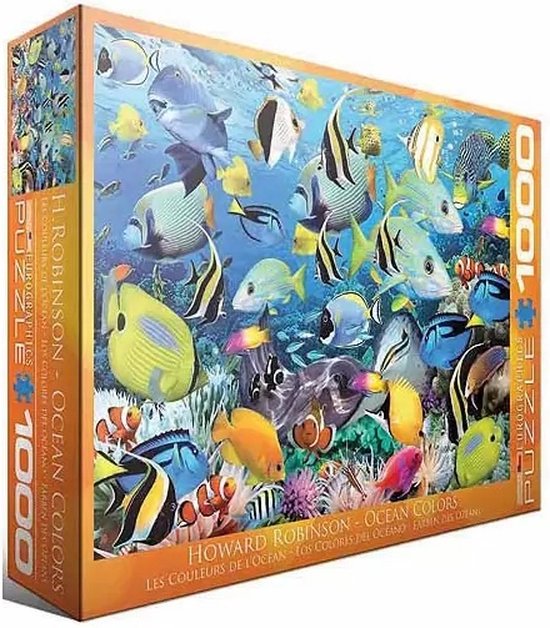 Foto: Eurographics puzzel ocean colors howard robinson 1000 stukjes 