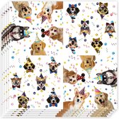 20 servetten Happy Dogs wit met honden afbeeldingen - servet - hond - huisdier - dier - verjaardag