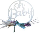 LBM muurdecoratie oh baby - droogbloemen