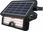 Hofftech Krachtige solar LED-schijnwerper - 500 lumen - Bewegingssensor - 30 SMD LEDs - 90° lichtbundel - 4000K