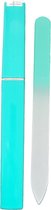 Glazen Nagelvijl Turquoise - 1 Stuk - Glasvijl met opbergdoosje - Manicure – oDaani