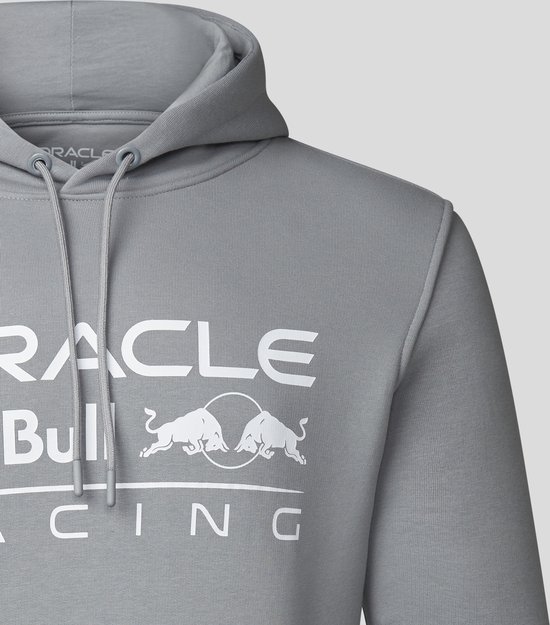 Red Bull Racing Logo Hoody Grijs 2023 L - Max Verstappen - Sergio Perez - Oracle - Merkloos