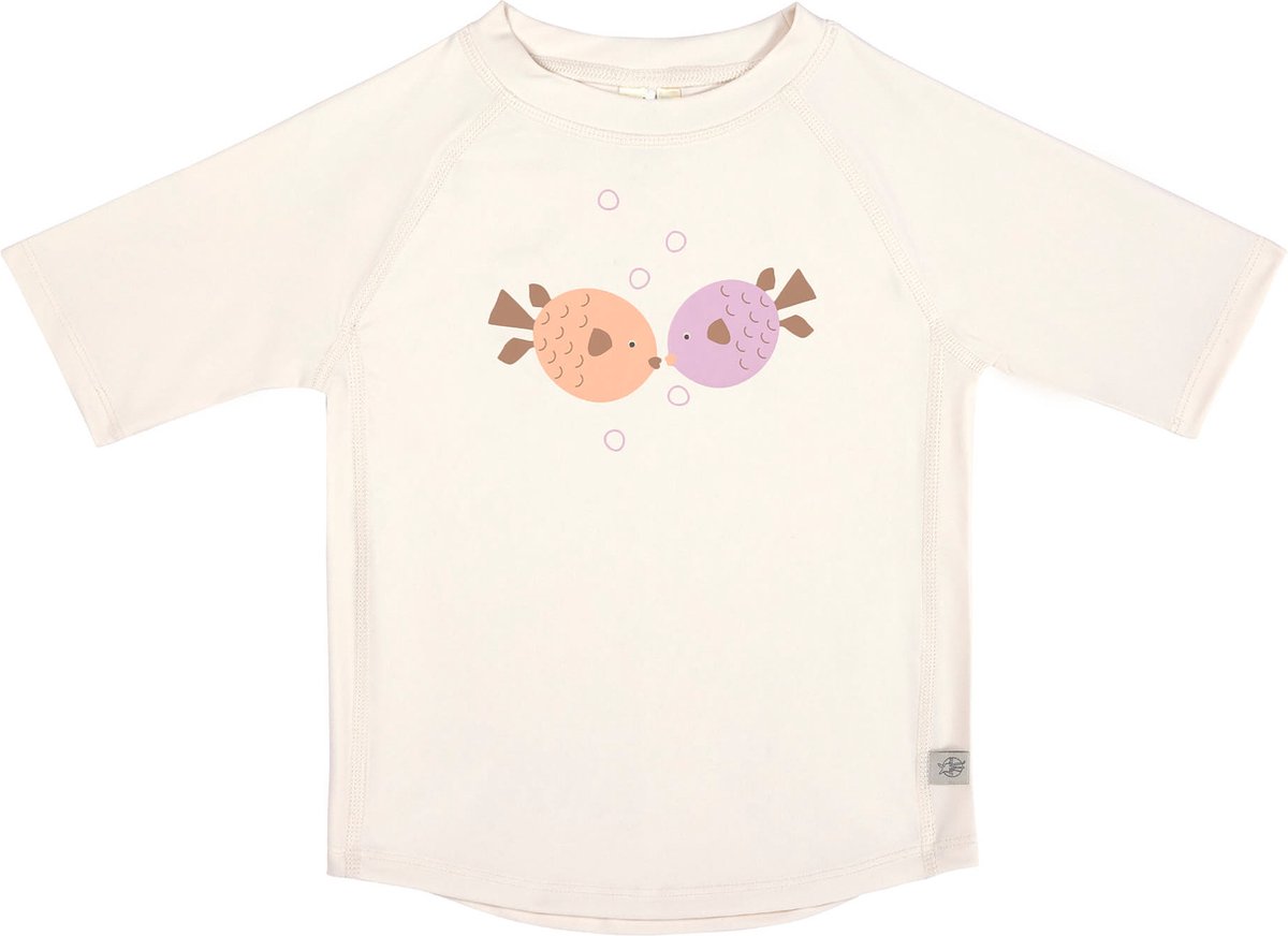Lässig Zwemshirt Rashguard Korte Mouw Splash & Fun Fish milky, 13 - 18 mnd.