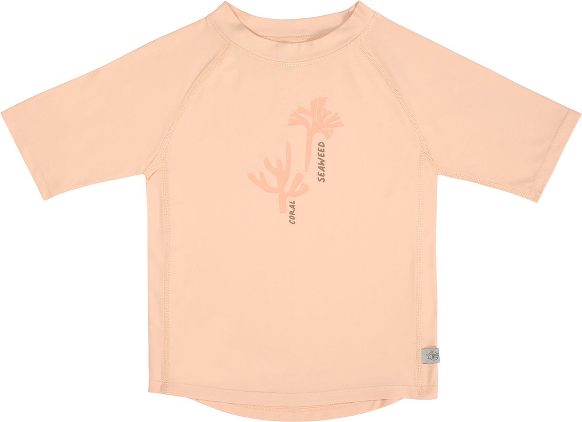 Lässig Zwemshirt Rashguard Korte Mouw Splash & Fun Corals peach rose, 13 - 18 mnd.