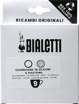 Plaque filtrante en aluminium Bialetti Moka + 1 Ring en Siliconen 9 têtes