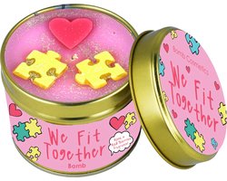 "We Fit Together" kaars in Blik