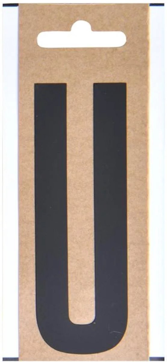 ProPlus Letter Etiket / Sticker "U" - Hoogte 10 cm