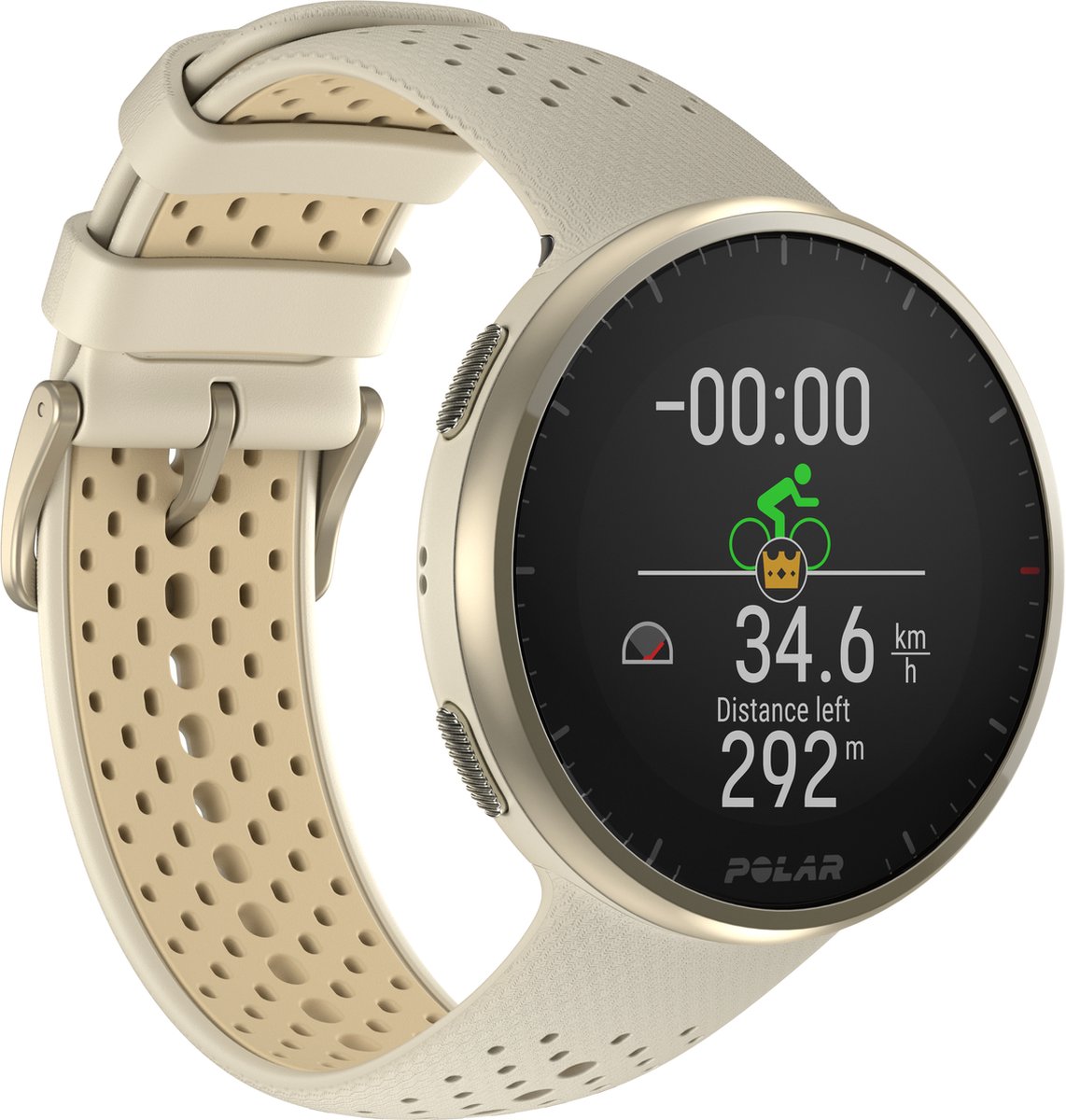 Afbeelding 3 van Polar Pacer Pro - Geavanceerd GPS Hardloophorloge - Gold Dust - Maten S-L