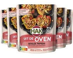 HAK Uit De Oven Gevulde Paprika - Doos 5x550g - Maaltijdoplossing - Bron van Proteïne... | bol.com Hak Uit De Oven Gevulde Paprika - Doos 5X550G - Maaltijdoplossing - Bron Van Proteïne... | Bol.Com