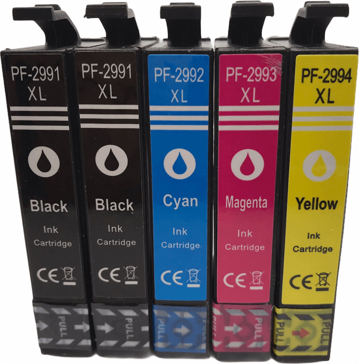 MediaHolland - Huismerk Inkt Cartridges voor Epson 29XL Printers - Set van 5 Stuks - 4 Kleuren - Epson Inktpatronen, Cartridge