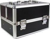 Aluminium luxe koffer -zwart