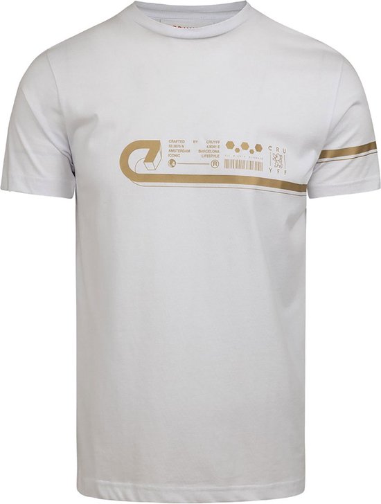 Cruyff Ezra Tee shirt wit, S