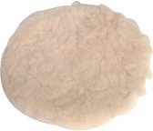 Tampon de polissage en laine d'agneau velcro 125 mm