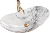REA Royal Lavabo / Vasque à poser - 60,5 x 36 x 16 cm. - Look granit