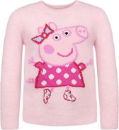 Peppa Pig - Lichtroze trui voor meisjes, lekker warm / 92