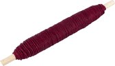 Macrame Koord - Waxed Polyester Cord - DONKER ROOD / DARK RED - Klos 2800 cm - 1mm dik