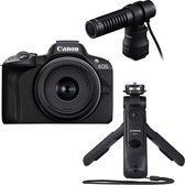 Canon EOS R50 ZWART + RF-S 18-45 Content Creator Kit