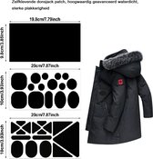 Zelfklevende stickers/donsjack paraplu reparatie/doek gat spoorloze reparatiedoek 10×20CM*9