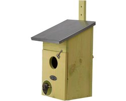 Houten spreeuwenkast - Tuindecoratie spreeuwennest nestkast vogelhuisjes