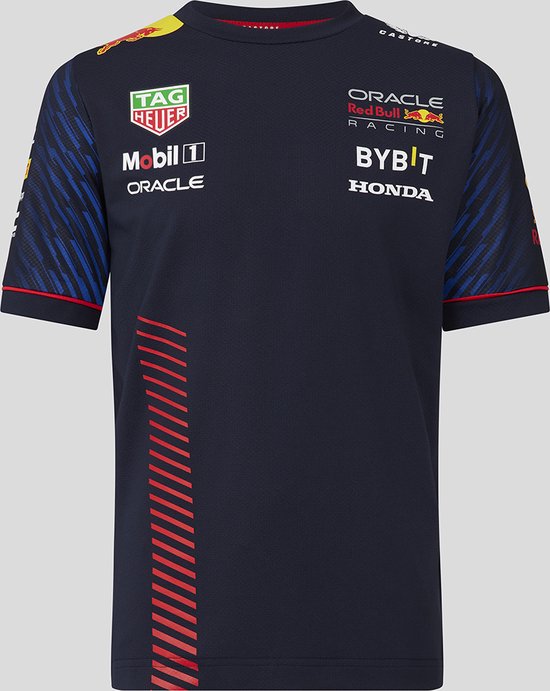 T-shirt Kids Red Bull Racing Teamline 2023 XL (164) - Max Verstappen - Sergio Perez - Oracle