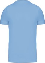 Hemelblauw T-shirt met V-hals merk Kariban maat M
