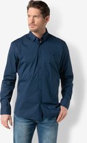 Twinlife Heren Essential - Overhemden - Lichtgewicht - Elastisch - Blauw - 2XL