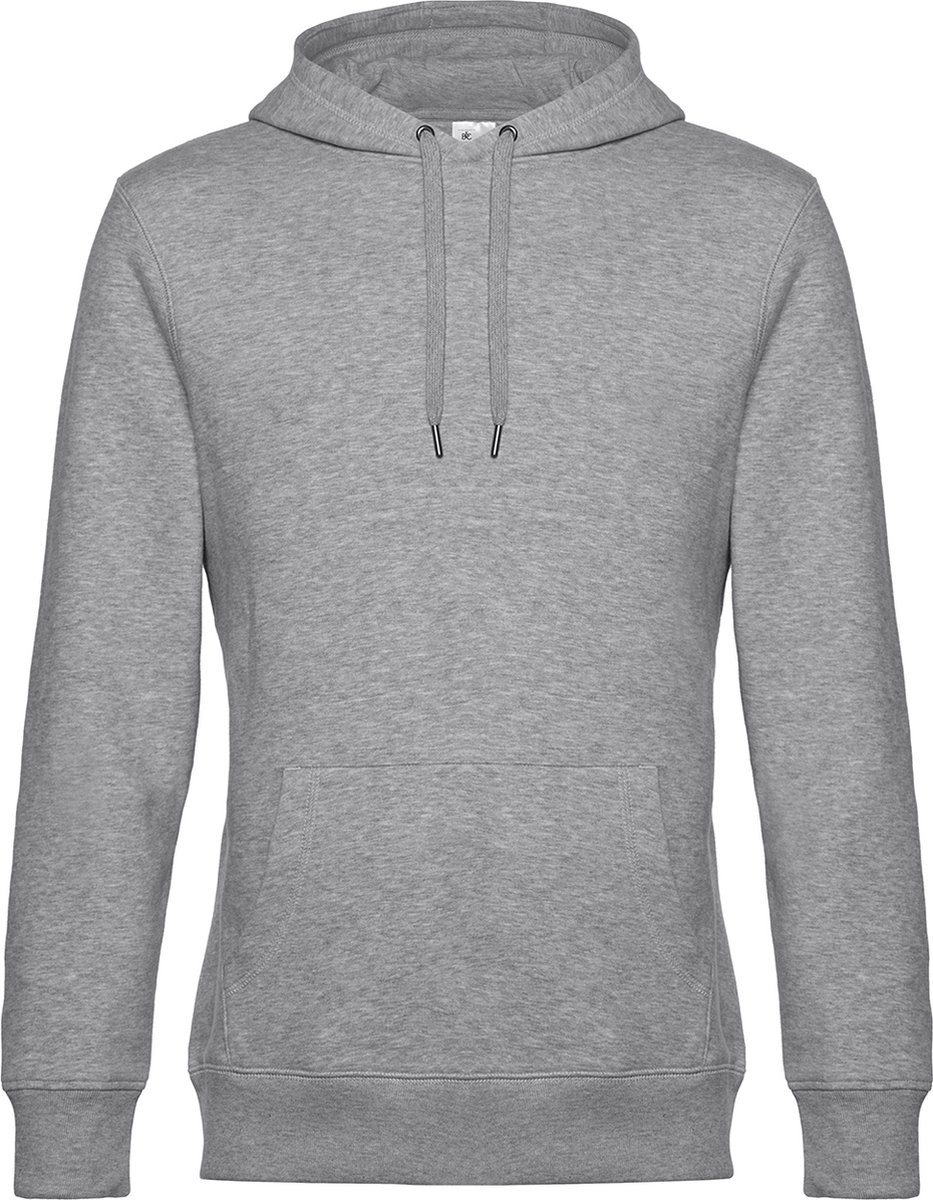 KING Hoodie B&C Collectie Heather Grijs
