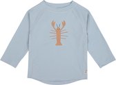 Lässig Zwemshirt Rashguard Lange Mouw Splash & Fun Crayfish light blue, 07-12 mnd. Maat 74/80