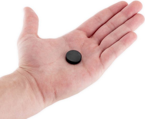 Aimants super puissants - Rond - 20 x 5 mm - 20 pièces | Noir