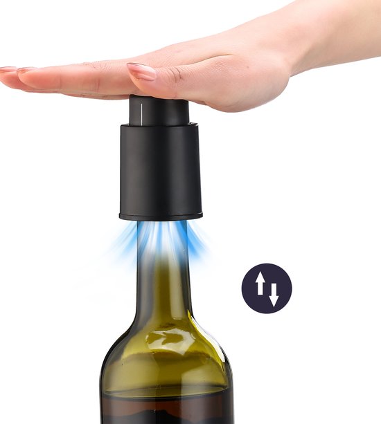 Behave Wijn Stopper - Wijn vacuumpomp - Wijn Dop - Wine stopper - wijn  saver - Flessen... | bol.com