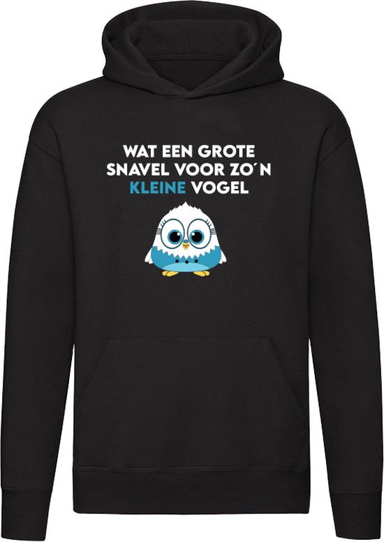 Zwarte Kraai Hoodie F-Caw-F - Grappige Crow Sweatshirt Met Letterprint, Zacht Katoenmix