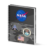 Karactermania NASA Notitieboek A5 Camo Zwart/Grijs
