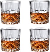Glasrijk® Whiskey glazen - Drinkglazen - 300ml - 4 stuks - Tumblerglazen - Drinkglazen - waterglas - drinkglas - Whiskey set - Whisky