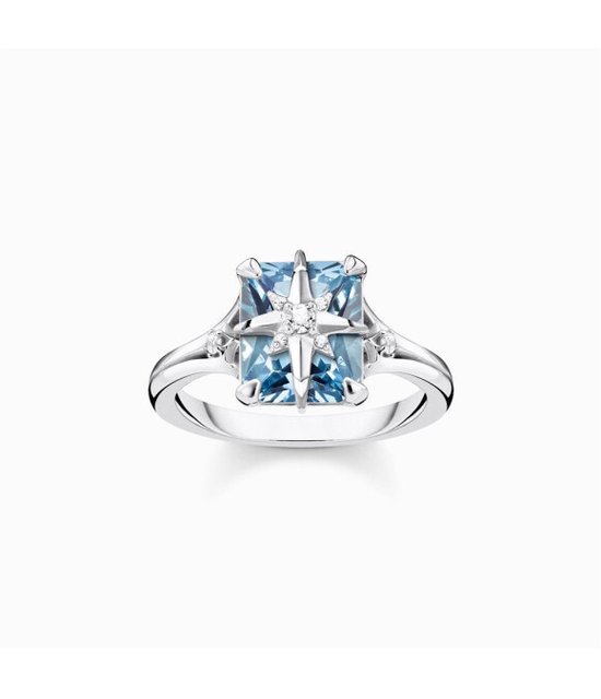 Thomas Sabo Dames Ring Sterling Zilver 925 TR2312-414-14