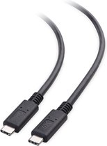 Cable Matters 201303-BLK-1.8m - Gecertificeerde USB4 Kabel - 1.8m - 20Gbps - 8K Video - 100W Power delivery - Thunderbolt3 ondersteuning