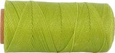 Macramé Koord - LIMOEN GROEN / LIME GREEN - #1019 - Waxed Polyester Cord - Klos ca. 173mtr - 1mm Dik