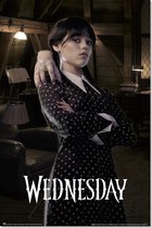 Affiche du mercredi - Jenna Ortega - Netflix - Série TV - Famille Addams - Horreur - 61 x 91,5 cm