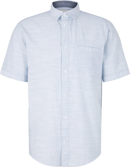 TOM TAILOR structured shirt Heren Overhemd - Maat XL