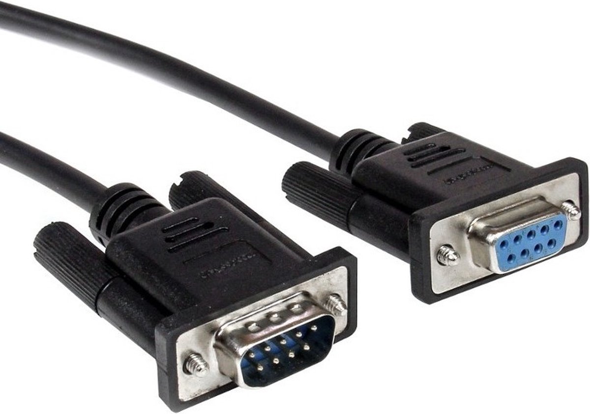StarTech.com Zwarte straight-through DB9 RS232 seri??le kabel