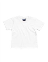 BabyBugz - Baby T-Shirt - Wit - 100% Biologisch Katoen - 86
