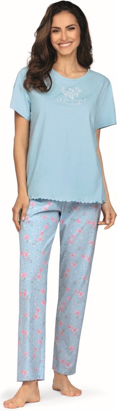 Blauwe Comtessa pyjama Wonderful - Blauw - Maat - 50
