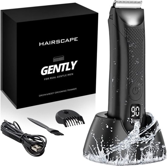 Gently Scheerapparaat Mannen - voor Schaamhaar & Schaamstreek - Trimmer - Body  Shaver... | bol.com