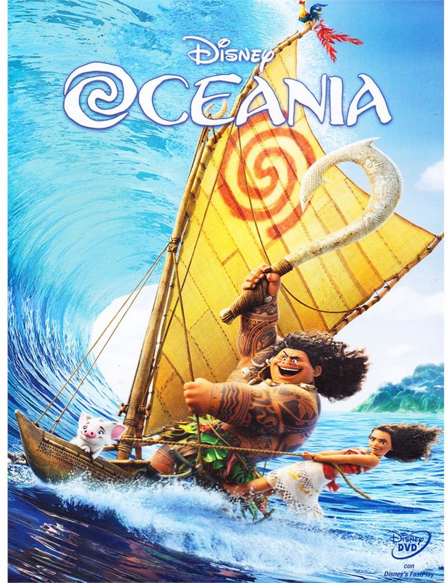 Disney Oceania DVD Duits, Engels, Italiaans