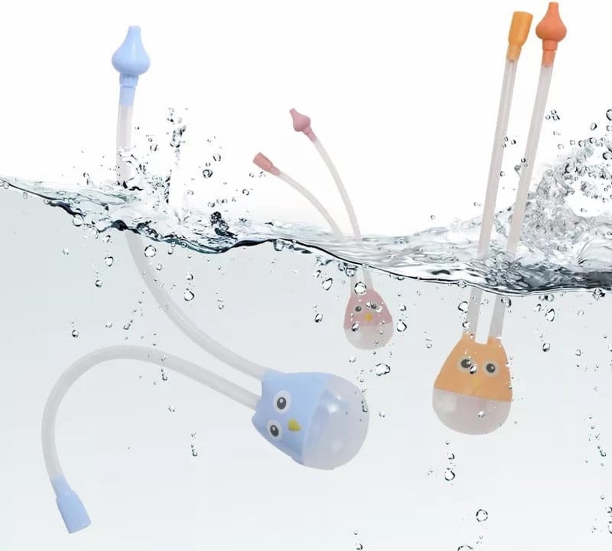 Goedkoopste Verzorgingsset Baby-3 DELIG-Kado Pakket voor Baby uitzet lijst-Neusreiniger-Neus Aspirator baby-Medicijn dispenser met SPEEN-Vingertandenborstel baby-baby tandenborstel-Kadoverpakking-Neuszuiger baby-verkoudheid-baby-kind-Neusaspirator