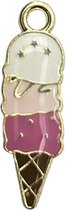 Haarbedel ijsje goudkleurig - Hair beads - Dreadlock sieraden - Haar bedels - Dreadlock kralen - Dreadlocks producten - Dreadlock beads - Dreadlock accessoiries - Dreadlock accesoires